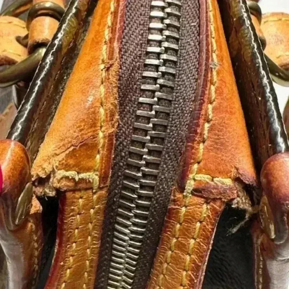 LOUIS VUITTON Popincourt Haut Shoulder Bag Monogram Leather Brown + COA - Picture 16 of 16